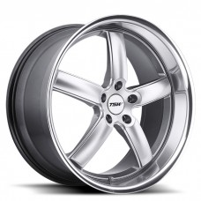 TSW Stowe 8,0x17 5/112 ET45 d-72 Hyper Silver Mirror Cut Lip (1780STW455112S72)