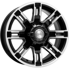КиК Полюс (КС609) 7,5x16 6/139,7 ET30 d-100,1 алмаз черный (Арт.13877)