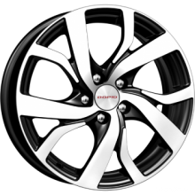 КиК Палермо (КС607) 6,5x16 5/114,3 ET39 d-60,1 алмаз черный (Арт.r13887) Оригинал