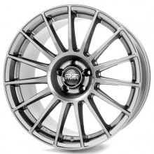 OZ Superturismo Dakar 9,0x21 5/127 ET50 d-71,6 Matt Graphite Silver Lettering (W0192500246)