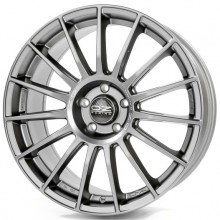 OZ Superturismo LM 8,0x18 5/112 ET48 d-75 Matt Graphite Silver Lettering (W0185420646) d-L