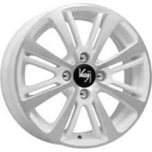 КиК Беринг (КС653) 5,5x14 4/ 98 ET35 d-58,5 алмаз вайт (Арт.29168)