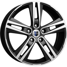 КиК Прайм (КС721) 6,5x17 5/112 ET33 d-57,1 алмаз черный (Арт.r67586) Оригинал