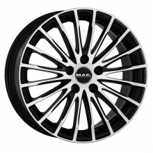 MAK Fatale 8,0x18 5/108 ET45 d-72 White and Black (F8080FAWB45GG3)