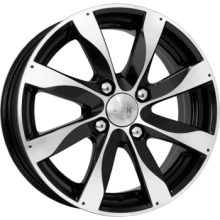 КиК Джемини (КС480) 5,5x14 4/100 ET43 d-60,1 алмаз черный (Арт.r12907) Оригинал