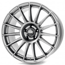 OZ Superturismo Dakar 8,5x20 5/112 ET20 d-66,46 Matt Graphite Silver Lettering (W0187500146)