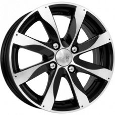 КиК Джемини (КС480) 5,5x14 4/100 ET49 d-56,6 алмаз черный (Арт.r12909) Оригинал