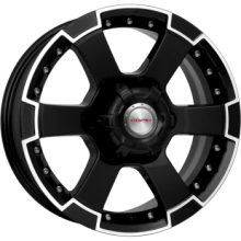 КиК М56 (КС593) 7,0x16 6/139,7 ET22 d-107,1 алмаз черный (Арт.r13541) Оригинал