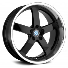 BEYERN Rapp 9,5x19 5/120 ET45 d-72 Gloss Black Mirror Cut Lip (1995BYR455120B72)