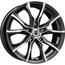 КиК Твист (КС697) 7,5x17 5/120 ET34 d-72,6 алмаз черный (Арт.r65464)