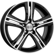 КиК Борелли (КС613) 6,5x16 5/114,3 ET45 d-64,1 алмаз черный (Арт.r13941) Оригинал