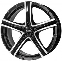 Rial Quinto 9,5x20 5/114,3 ET38 d-70,1 Diamond Black Front Polished (QU952038B83-1)