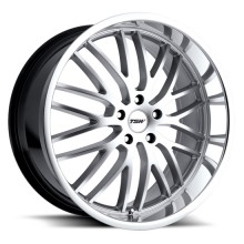 TSW Snetterton 8,0x17 5/112 ET45 d-72 Hyper Silver Mirror Cut Lip (1780SNT455112S72)
