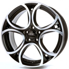 OZ Wave 7,0x17 4/100 ET37 d-68 Matt Black Diamond Cut (W8501620054) d-S