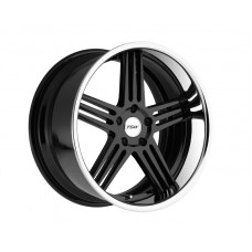 TSW Nouvelle 8,0x19 5/114,3 ET35 d-76 Gloss Black Chrome Lip (1980NUV355114B76)