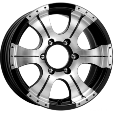 КиК Байконур (КС465) 8,0x16 5/139,7 ET0 d-108,5 алмаз черный (Арт.34646)